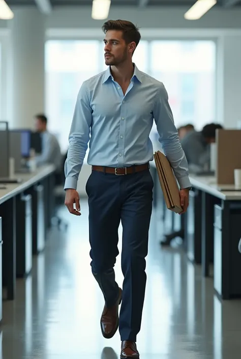 Young Office employee male