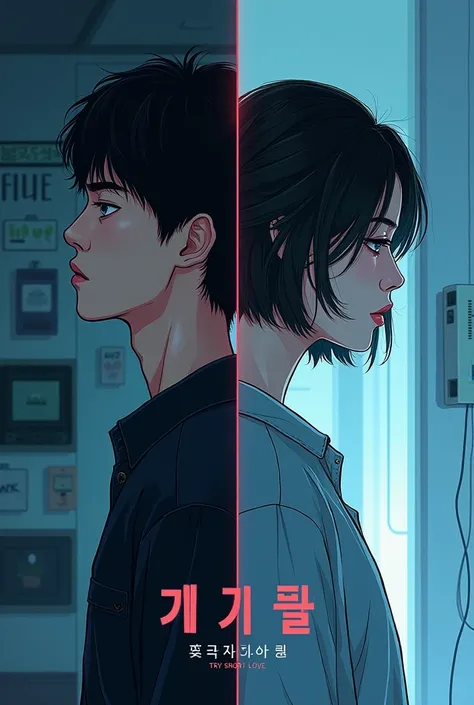 For a cover design that is clearly distanced and uses a Korean manhwa style and looks sharp and realistic, You can follow this guide.: backdrop: Divide the image in half: ครึ่งหนึ่งสำหรับmanและอีกครึ่งหนึ่งสำหรับfemale ใช้ภาพที่แสดงถึงสถานที่ต่างกัน เช่น m...