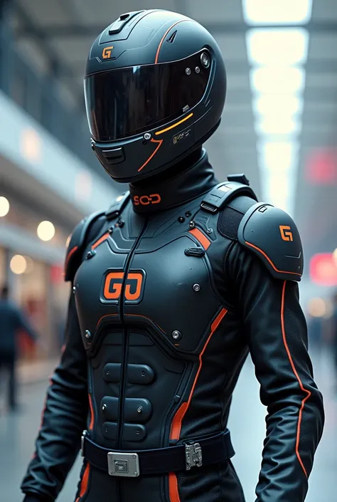 MAKE A SUIT FOR KARTS THAT HAS TECHNOLOGY