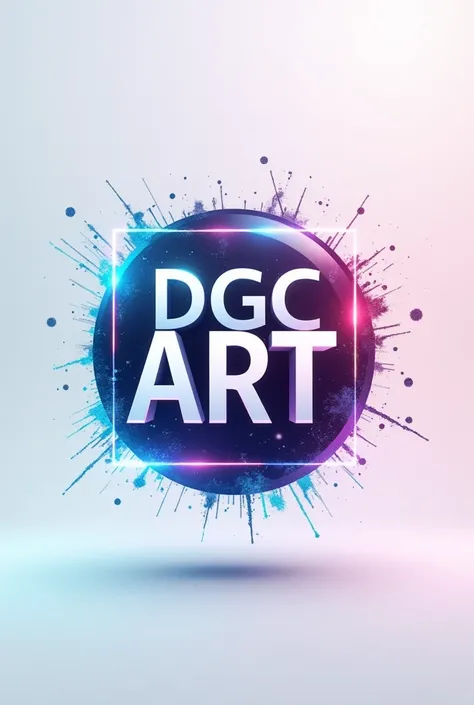 Generate an image that I can use as a logo for YouTube with the name (DGC-ART), a channel that talks about digital art 