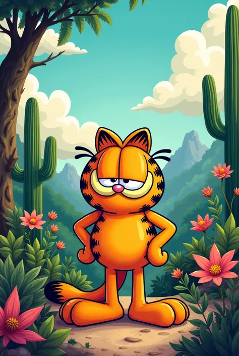 Mexico&#39;s biodiversity in Garfield style