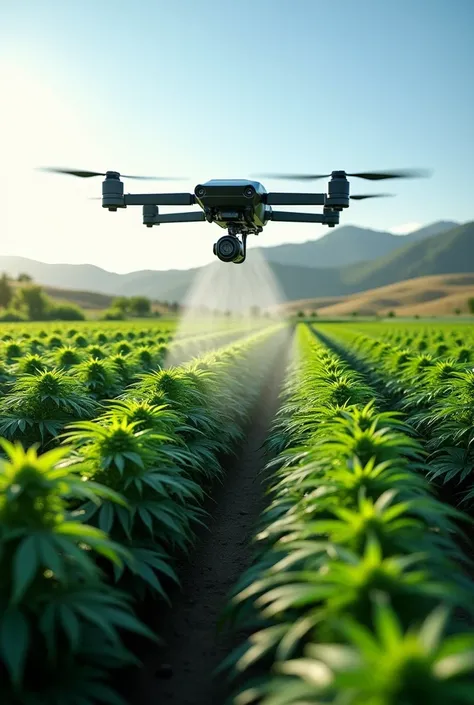 Create a cannabis garden with agricultural drone technology