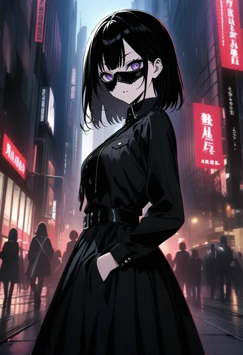 Black Mask　Goth　high school girl　Ginza　Buildings