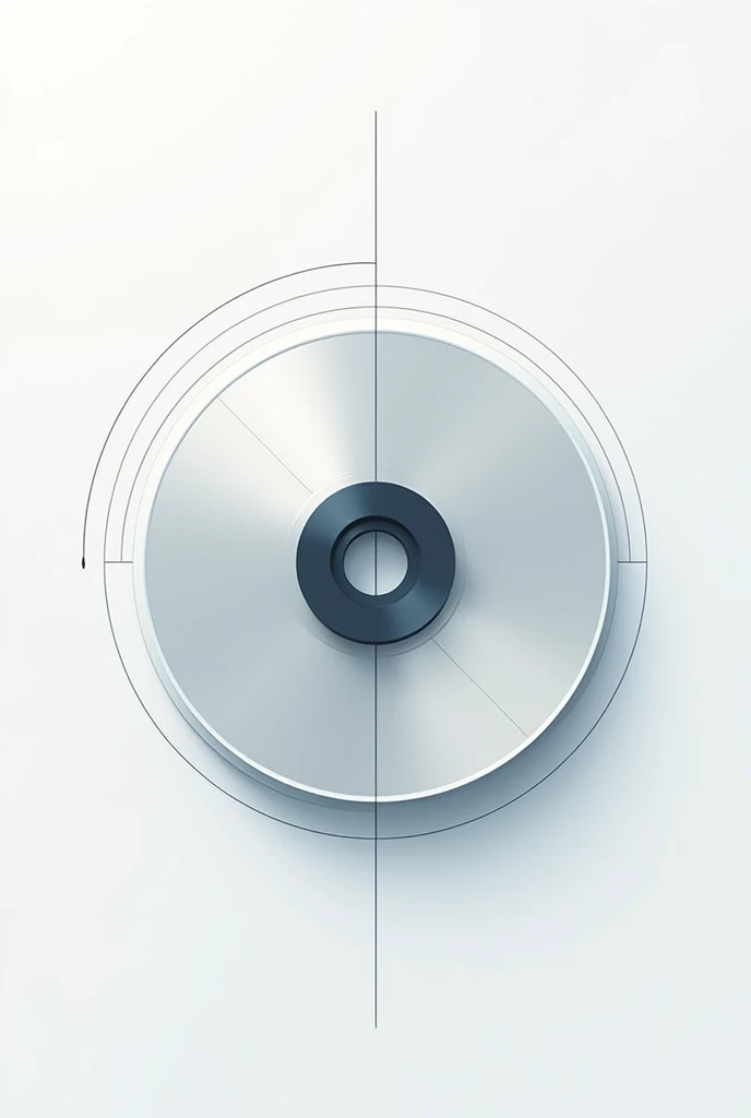 You can draw a disk with an axis in the center, as if it were a top view of a CD or a fan. Place a curved arrow around the edge of the disk to indicate the direction of rotation.. Mark the diameter with a straight line across the disk, and mark the radius ...