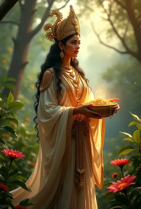 Imagin Keralas mythical character Maceli of onam holdin treassure