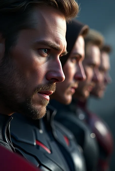 The Avengers close up