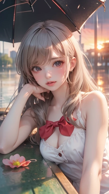 (absurd, high resolution, Extremely detailed), , (RAW photos, best quality), (Practical, Photorealism:1.4), On the table, Very delicate and beautiful, Very detailed, 2k wallpapers, wonderful, Finely, Very detailed CG Unity 8K 壁紙, Senestriya, 1 Girl, Gray h...