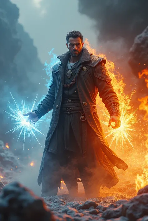 A 1 man who has the power of fire and ice 