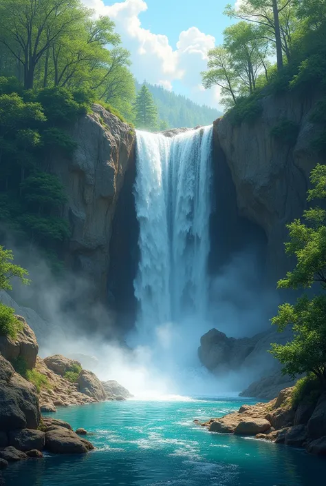 Beautiful waterfall