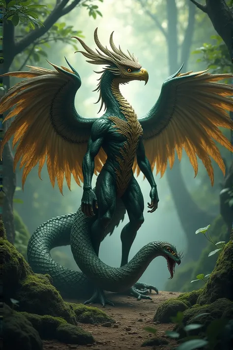 Half Garuda, half Naga