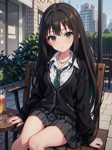 ((masterpiece)), (best quality), extremely detailed, 8k wallpaper, ultra detailed, highly detailed, detailed background, vivid color, photorealistic, natural side lighting, best illumination, 
1girl, rin shibuya, super cute, (seductive eyes, green eyes:1.3...