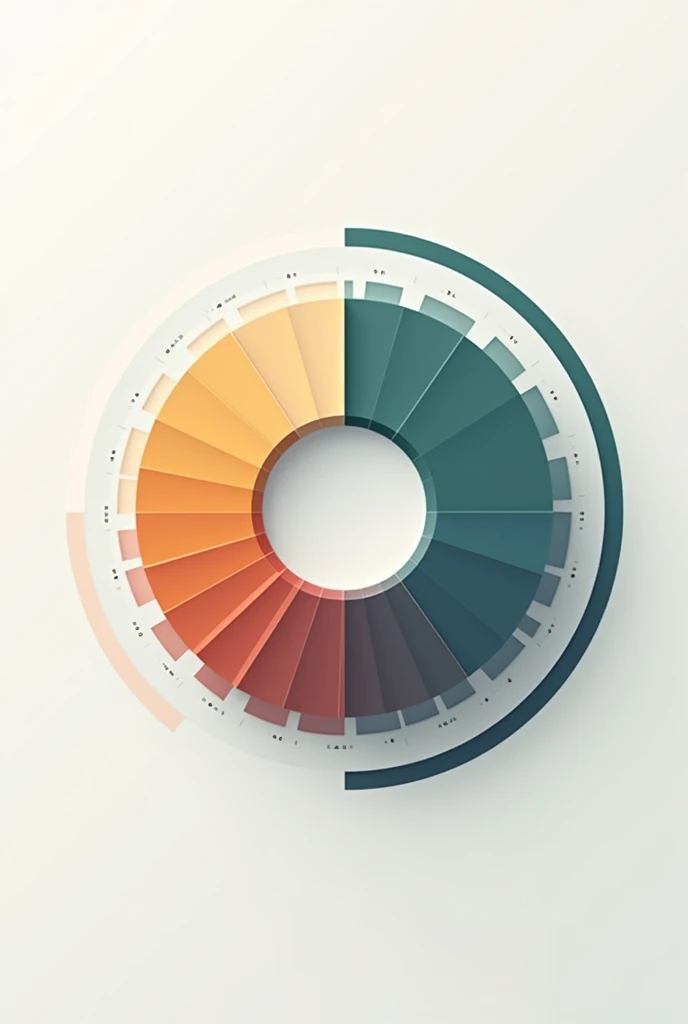 a sector chart divided into 30