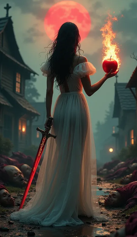 Snow white destroy the villages to rescue Dwarfs