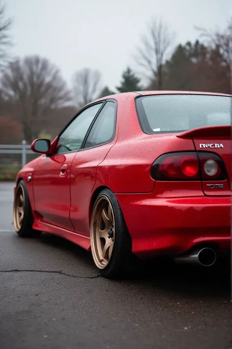 Mazda protege 92 red tuning turbo

