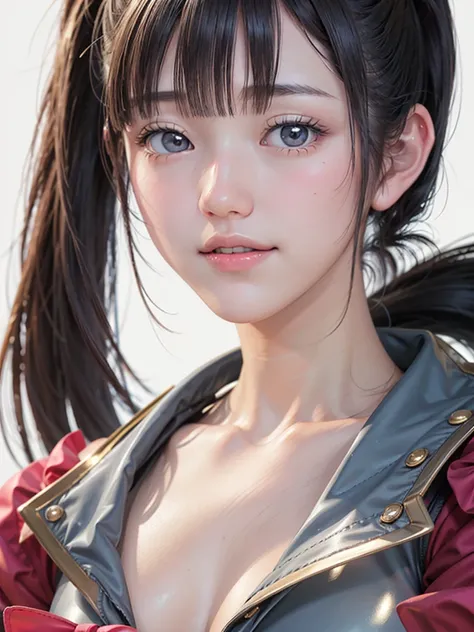 1 female，（Realistic，Realistic：1.5），（master piece），（best quality：1.4），（hyper hd：1.2），（RAW photography：1.2），（sharp focus：1.3），（face focus：1.2），japanese girl，professional attire，（young ：1.1），（happy smile：1.5），（hairy cut：1.6），（beautiful face：1.7），（Beautiful dr...