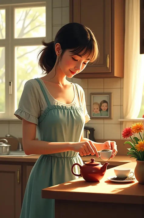 Make a house wife like cooking tea