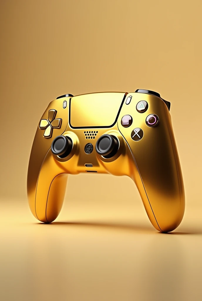 PlayStation 5 joystick as a golden trophy 