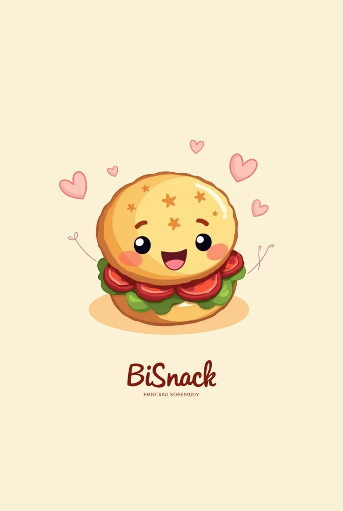 logo of a healthy stuffed biscuit called bisnack