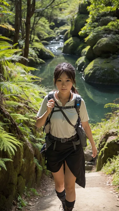 woman,Japanese,hiking