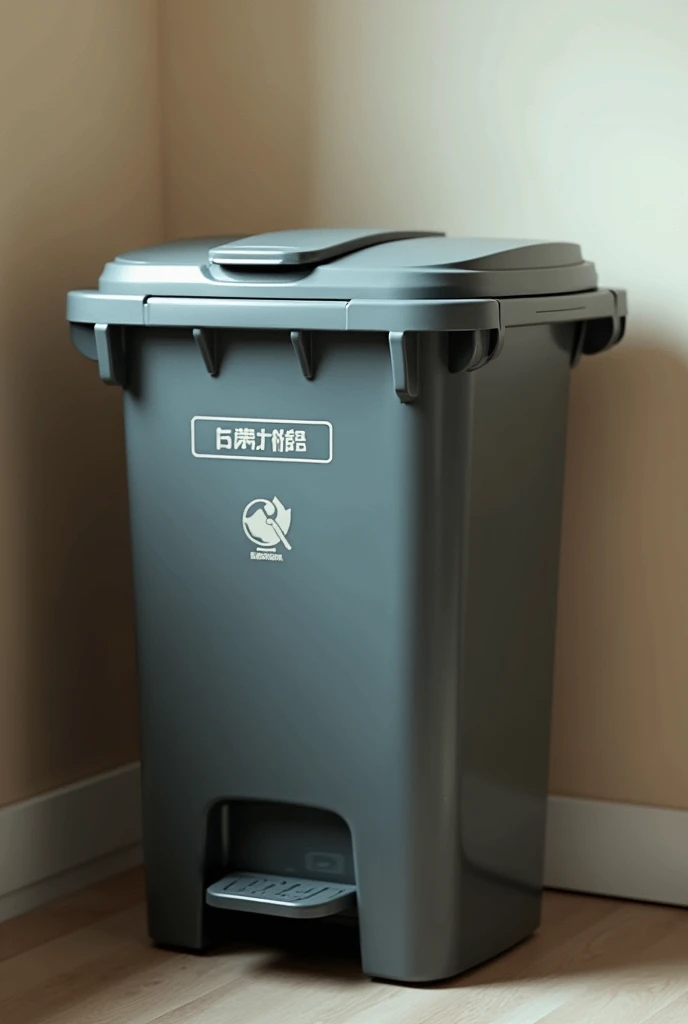 A trash bin