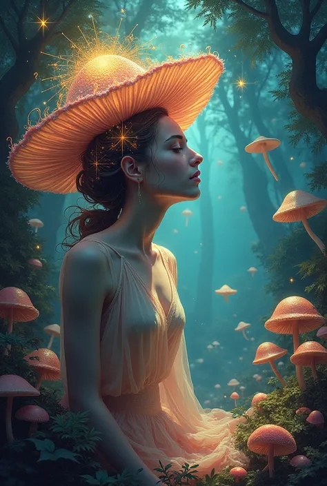 Dreaming with mushrooms often leads to vivid and imaginative experiences, revealing deep emotions and new perspectives. It can blur the lines between reality and imagination, offering profound insights.