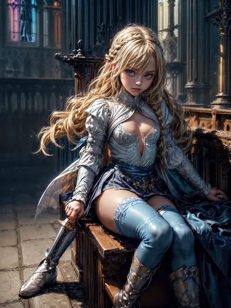 (((fantasy, cathedral:1.4))), (((midnight:1.4))), masterpiece, best quality, ultra-detailed, high resolution, extremely detailed cg, 8k, beautiful detailed eyes, depth of field, perfect anatomy, super detailed skin, cinematic lighting, dynamic lighting, an...