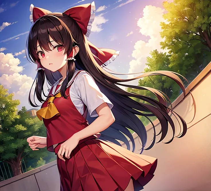 Reimu Hakurei　School　uniform