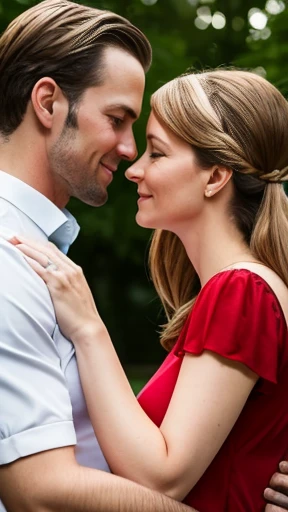  A German couple focus on the face 