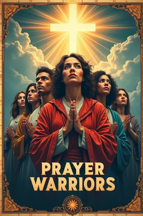 Prayer warriors written poster