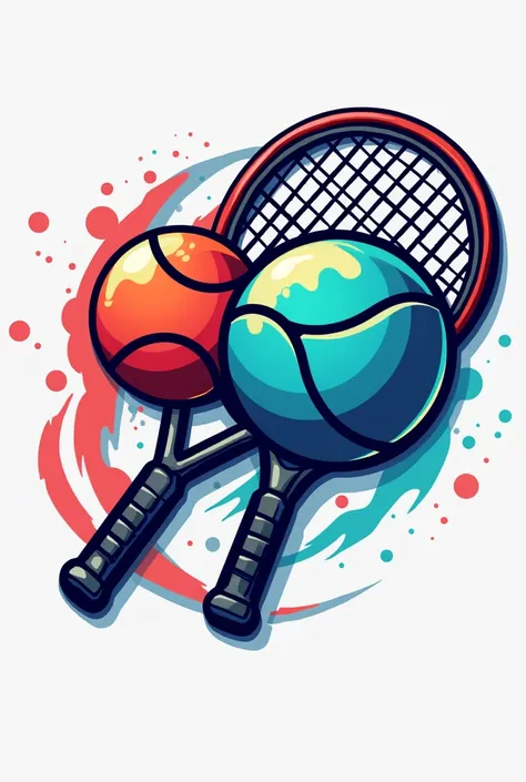 Sport related logo, It&#39;s for a school, with eyc racket balls