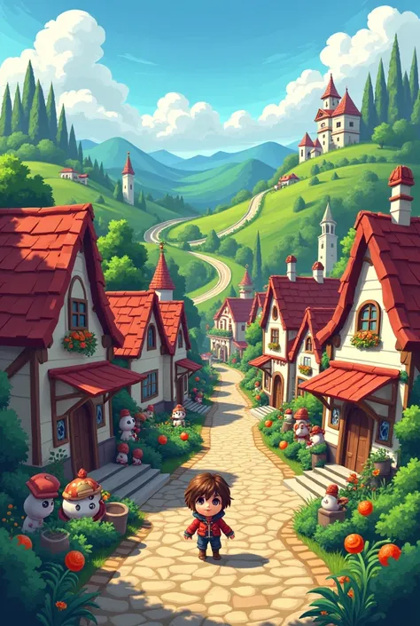 Pixel art　adventure　Town