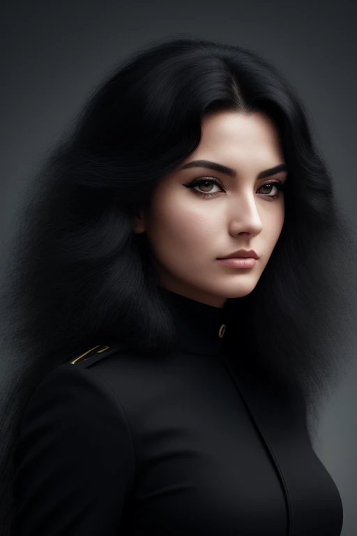 jet black hair, midium long hair,most very lion hair,most very wolf hair,most very frizzy hair,most very excited hair,extention hair,coarse hair,spread hairstyle,thick hair,fluffy hair,most very heavy weight hair,most very voluminous hair,shiny jet black h...