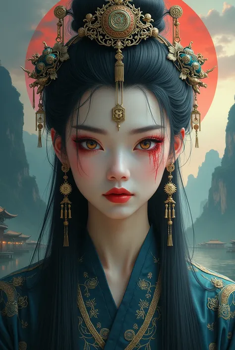 Ancient Chinese ruthless and evil beauty MILF immortal