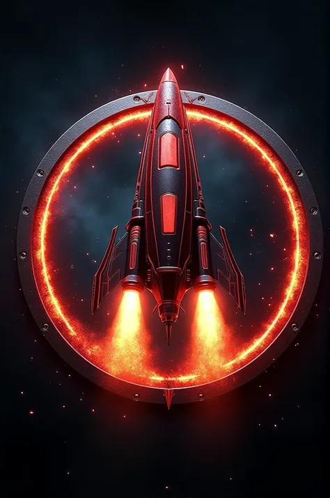 Rocket circular logo from Guardians of the Galaxy growling  