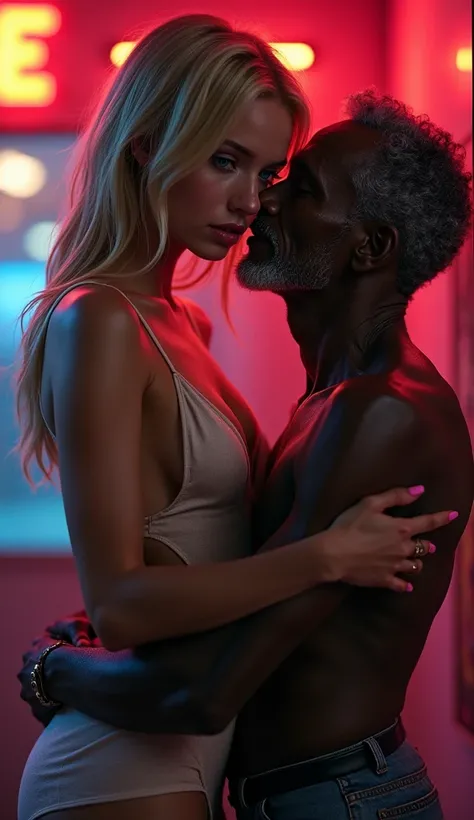 russian teen blue eyes hugging ugly grandfather very slim old Man african beggar skinny nsfw ugly face, you can clearly see my high cheekbones and defined jawline. My nose is and cute, complimenting my features nicely. And those full, luscious lips red lip...