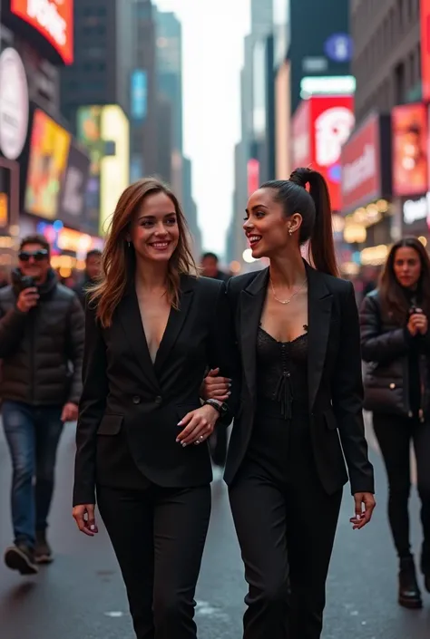 Emma watson walking with ariana grande