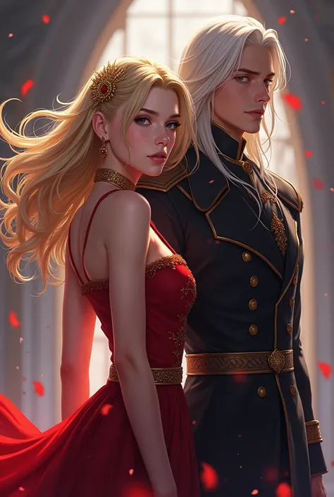 The Wattpad cover is dedicated to the novel of an incredibly beautiful young femme fatale, an incredibly beautiful blonde, a princess of Venus and a general of the Earth army, a very, handsome, statuesque, courageous adult man with long straight platinum h...