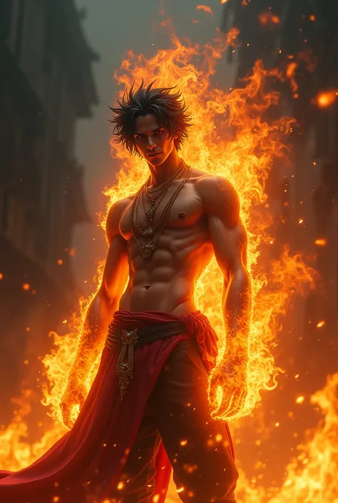 Portgas D. ACE,Flames engulf the whole body , Realistic, Very detailed, Cinematic, Dramatic lighting, Gloomy atmosphere, Realistic environment, amazing, Mysterious, Pretentious, masterpiece、Aura of
