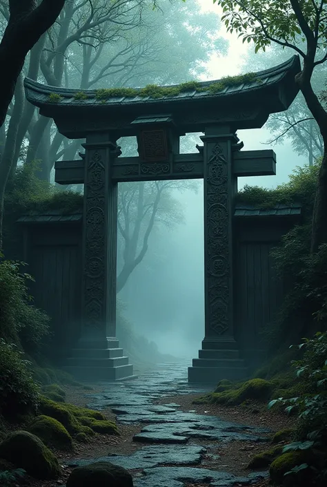 A dark shrine gate