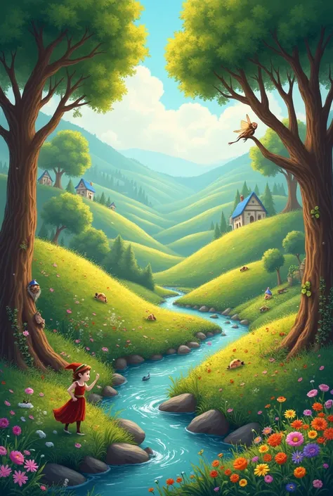 Fairy tale style background