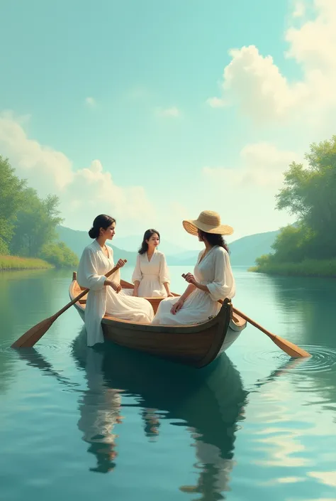 Women on the boat