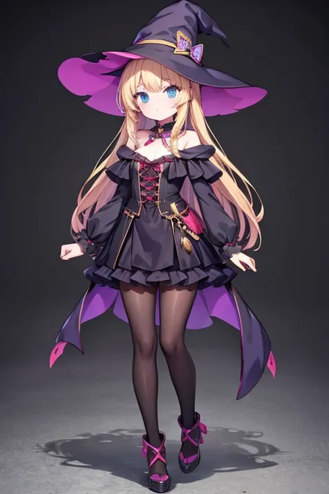 1 girl, full body, witch Costume 