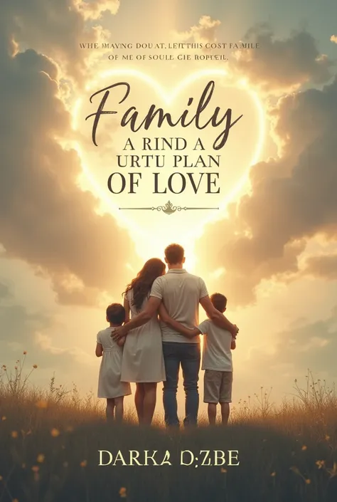 Create a Cover Design Template for a Book with a Theme:*Family, God&#39;s true plan of love!*