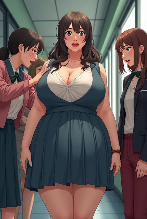 (bad person role)

Mumukshi is your classmate 
She troll by classmate because 
Her big avd oversized breast and ass
