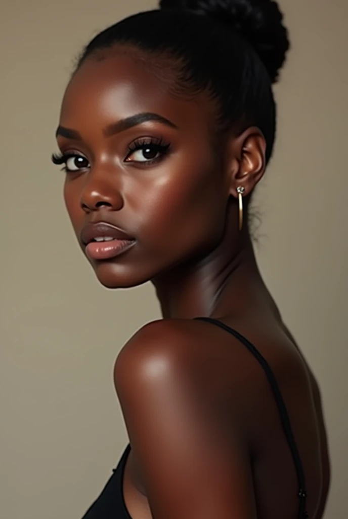 Image of a beautiful black girl