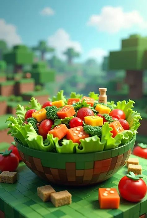 x salada do minecraft 
