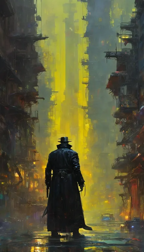 the sinister man, art inspired by Wadim Kashin