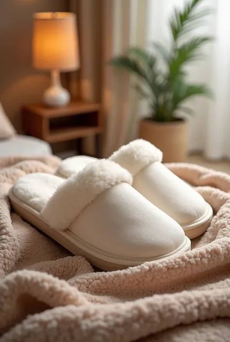 Slippers with pads 
