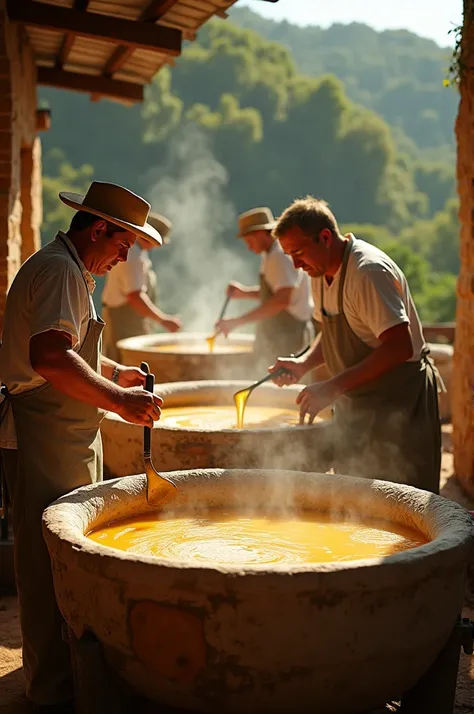 In 2008, the artisanal method of cheese making in Minas Gerais was registered as Brazilian intangible cultural heritage by the Advisory Council of the National Institute of Historical and Artistic Heritage (create an image that describes this)