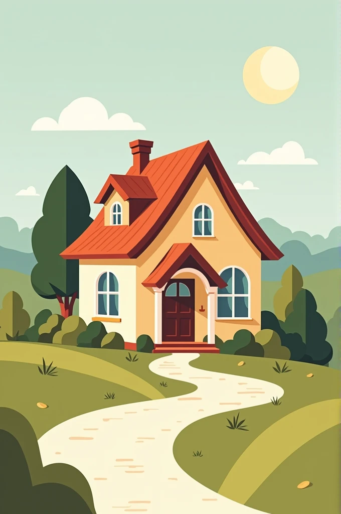 House background poster template 